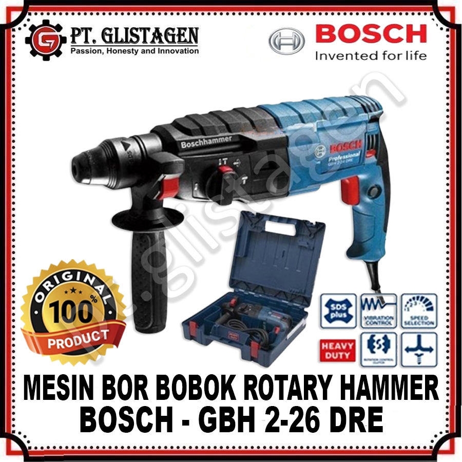 BOSCH GBH 2-26 DRE Mesin Bor Bobok Beton Tembok Rotary Hammer Drill GBH226DRE GBH 226 DRE BOSCH ORIG