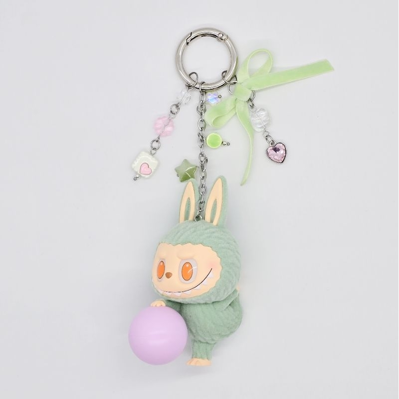 Popmart Labubu Yoga Keychain