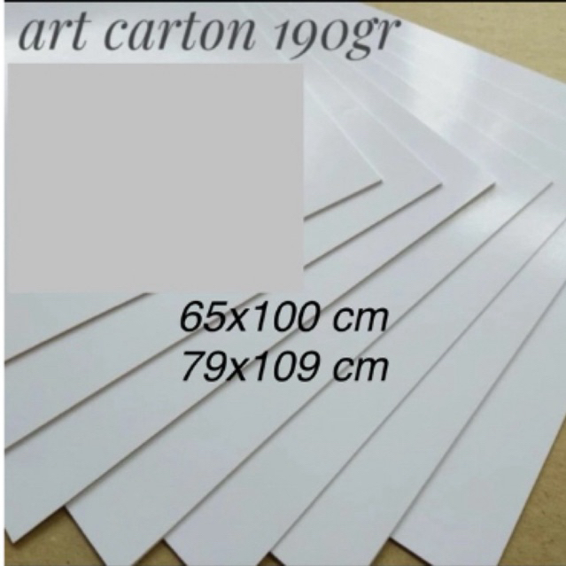 

Art Carton 190 gr 79x109 cm