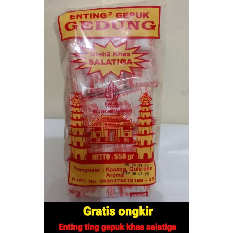 

POO-99 Enting ting gepuk " Gedung Batu ", khas Salatiga. Halal no 33110000770940922