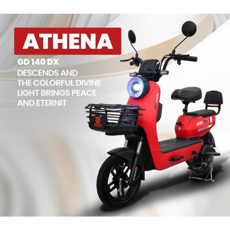 Sepeda Listrik GODA GD140 DX Garansi Resmi - GD 140 DX ATHENA - ANEKA BIKE GODA OFFICIAL