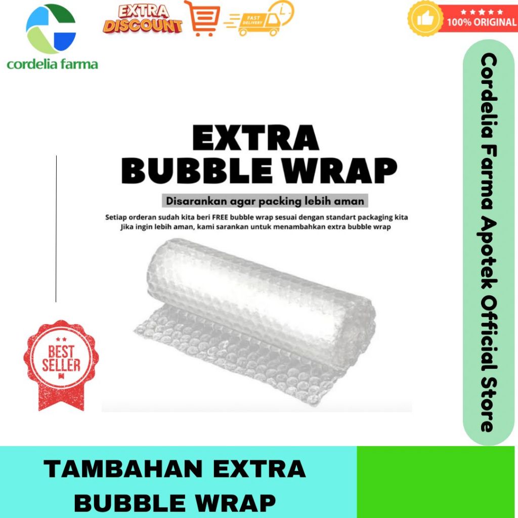 

TAMBAHAN EXTRA BUBBLE WRAP DAN BOX