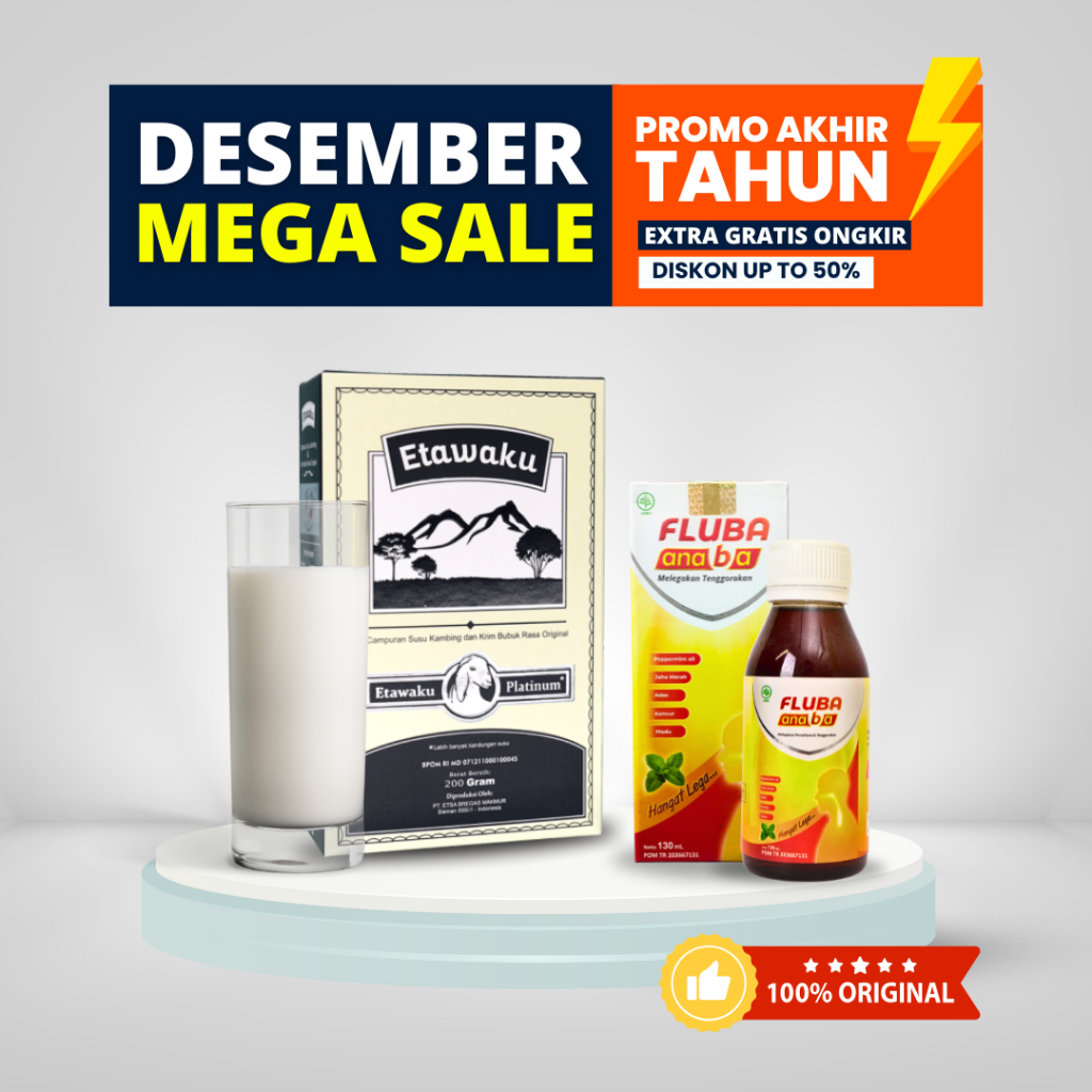 [PAKET SEHAT] Etawaku Platinum 1 Box + Fluba Anaba 1 Botol