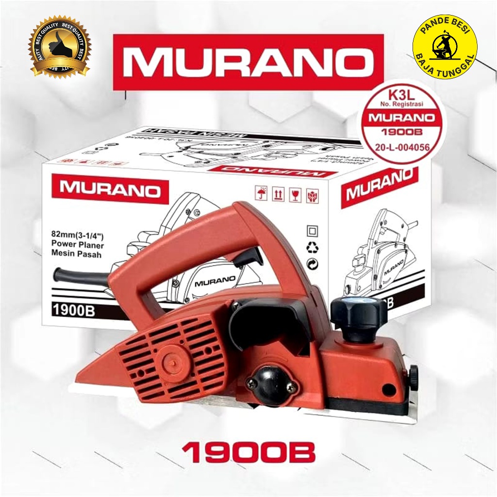 Mesin Pasah Serut Kayu Murano 1900 / Planner / Mesin Ketam N1900B
