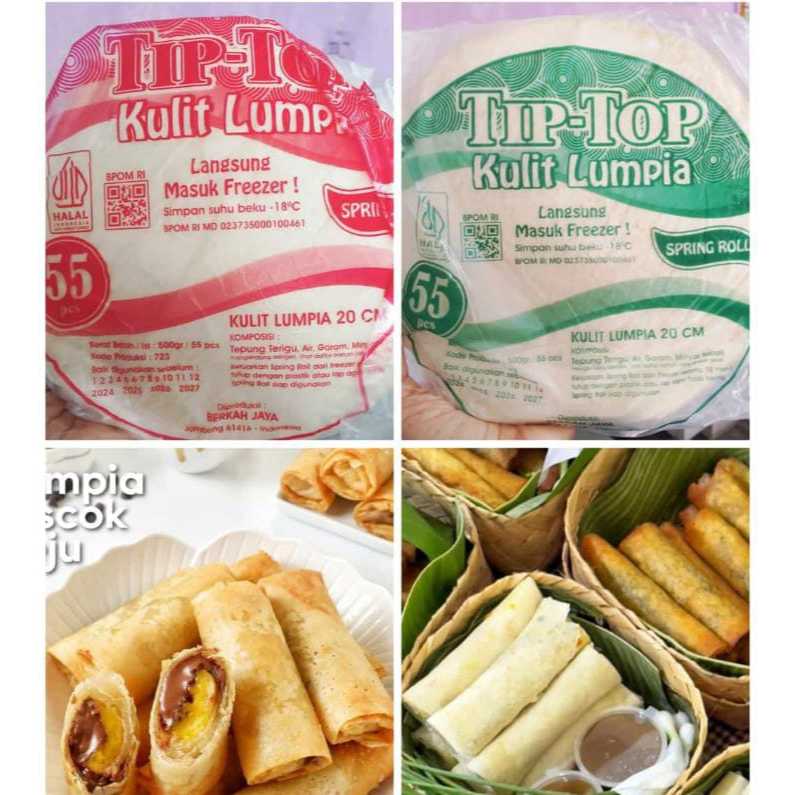 

KULIT LUMPIA TIP TOP 55 LEMBAR KULIT LUMPIA TEBAL