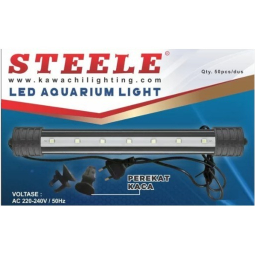 Lampu Aquarium AEON/STEELE  PUTIH/PUTIH BIRU/RGB