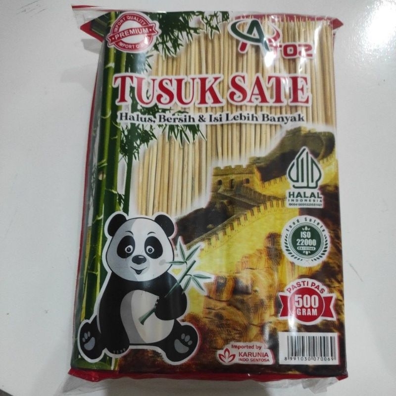 Tusuk Sate Bambu Import 500gr