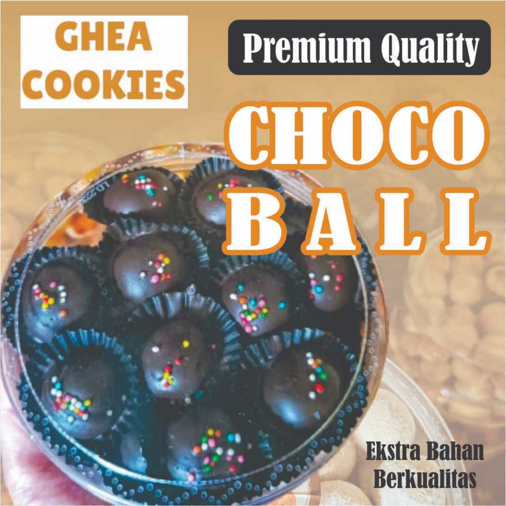 

Kue Lebaran Choco Ball - Bola Cokelat - Ghea Cookies