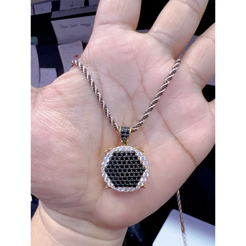 kalung fashion set liontin new arrival rose gold