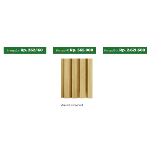 ROSHAN WPC FLUTED 160 SQUARE FLUTED VERSAILLES WOOD
