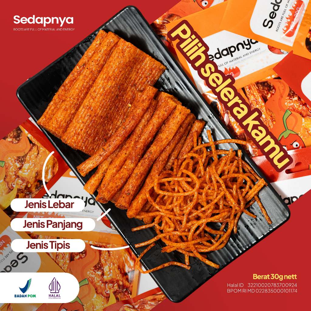 

[HALAL][30g] Sedapnya stik pedas/Gemilan snack VIRAL/ vegetarian/Snack halal
