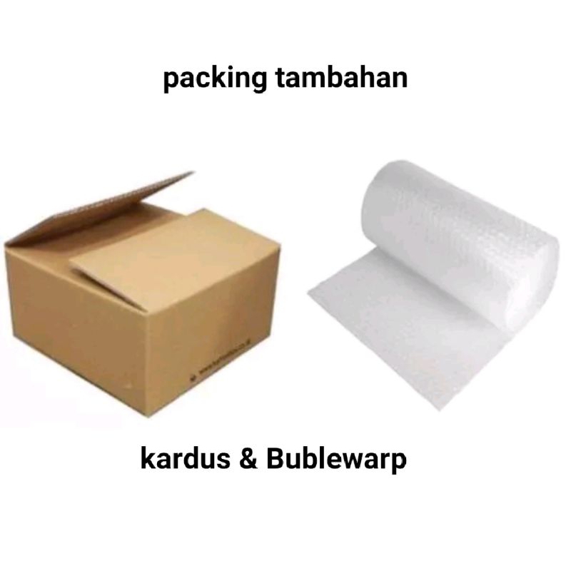 

packing tambahan kardus dan bubblewarp