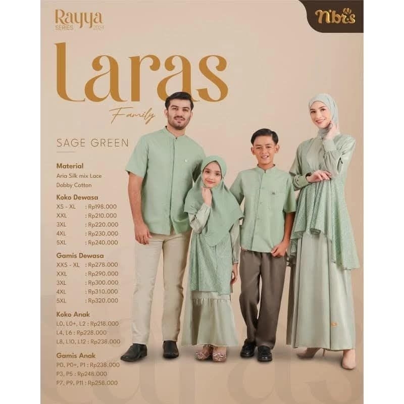 SALE 50% SARIMBIT NIBRAS LARAS GREEN_SARIMBIT NIBRAS DISKON TERMURAH_SARIMBIT NIBRAS TERBARU