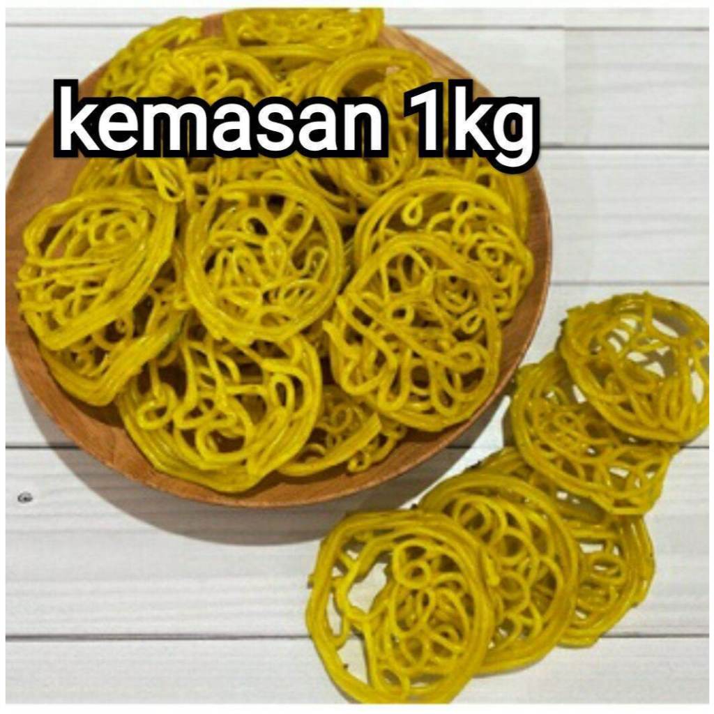 

Kerupuk Mie Kuning Kecil Kerupuk Ciplok kemasan 1kg dan 500gr