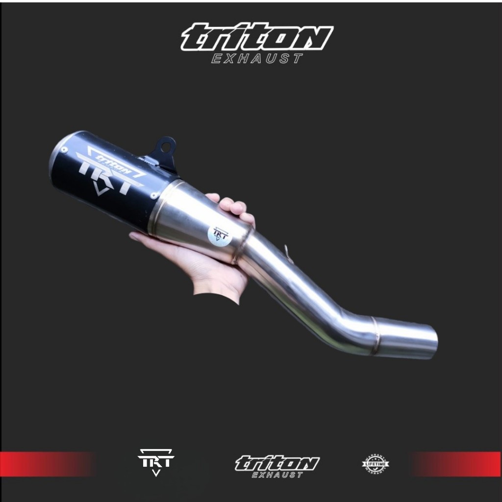 Knalpot Slip On CBR250, NINJA 250 FI,Karbu R25 R15 CBR150R Original Triton Exhaust