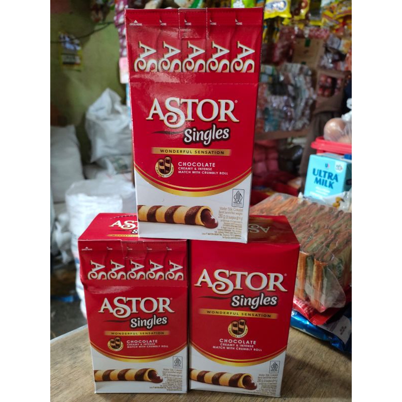 

Astor Singles Wafer Stick Isi 20Bungkus