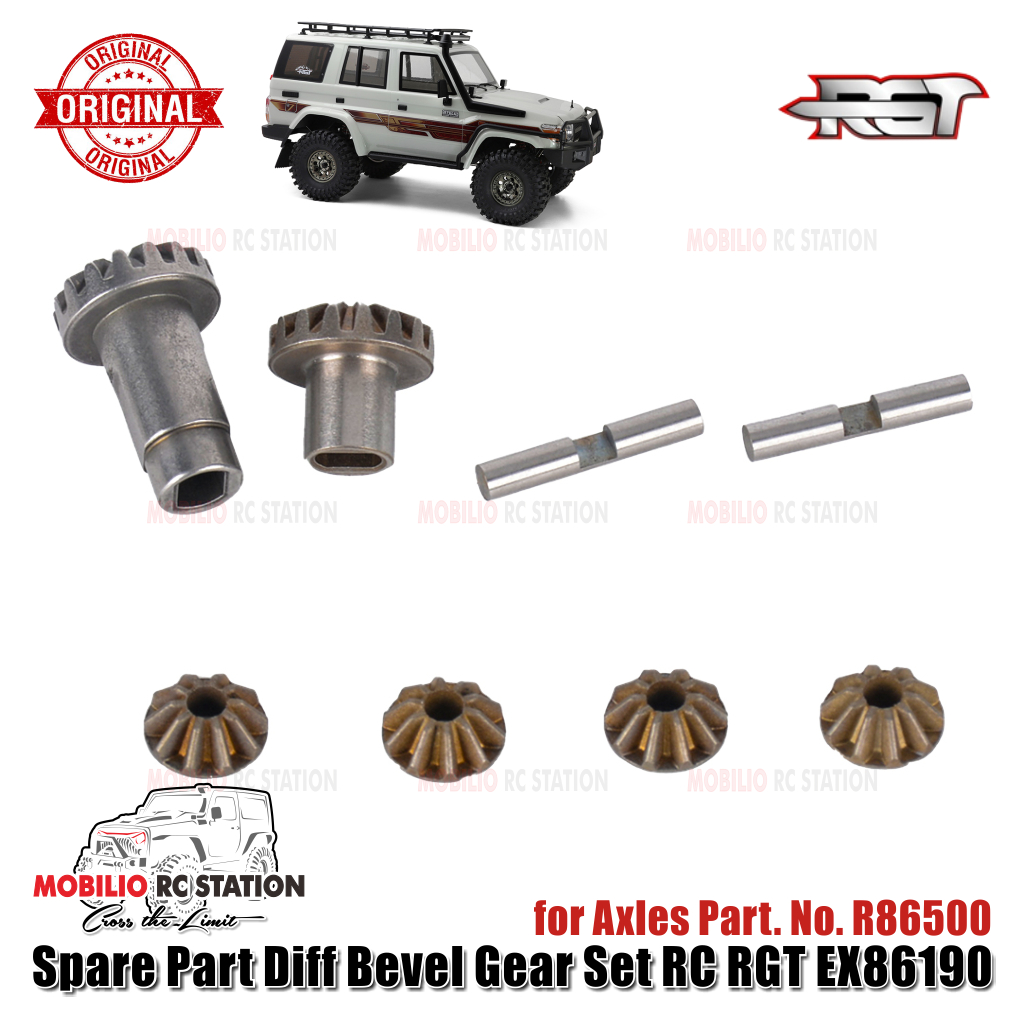 Spare Part Diff Bevel Gear Set Original RC RGT EX86190 Axles # R86500