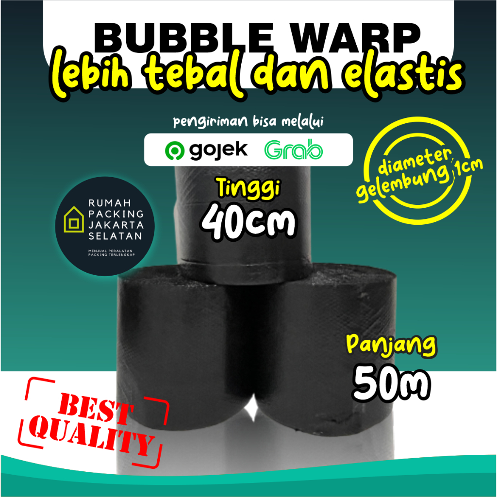 

Bubble Wrap Potongan 40cm x 50 m KHUSUS KARGO