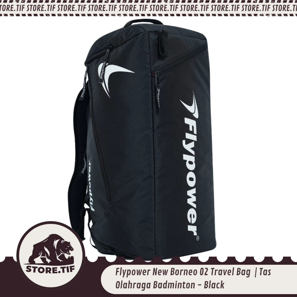 Flypower New Borneo 02 Travel Bag | Tas Olahraga Badminton | Travel Bag | Tas Travel I Tas Raket | T