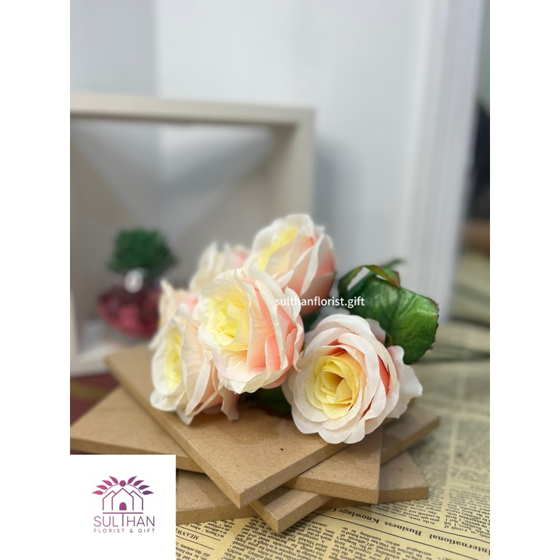 Grosir bunga mawar jumbo / bunga rose mawar / bunga artificial