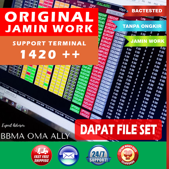 EA Forex Robot BBMA Oma Ally Analyzer Dashboard + CD + Bonus