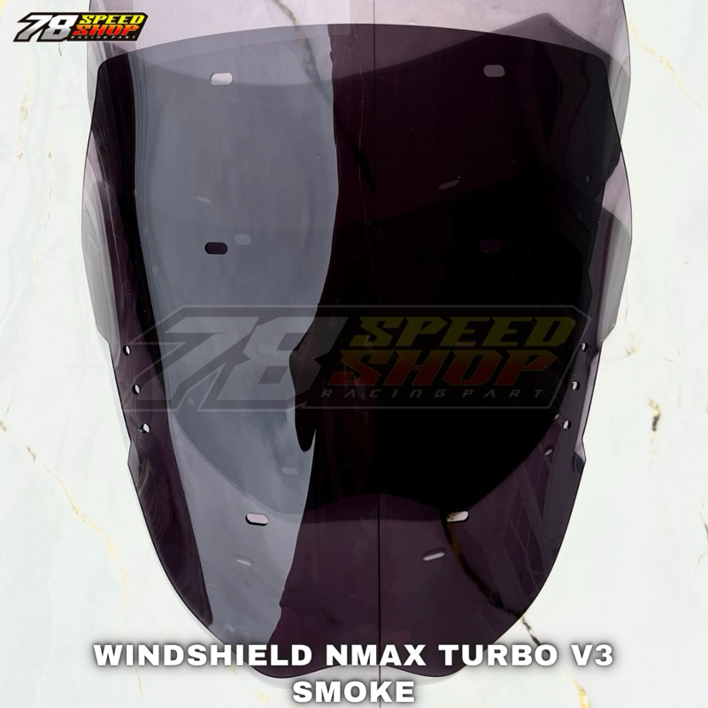 WINDSHIELD NMAX VISOR DEPAN NMAX OLD NMAX TURBO V3 V6 DARK SMOKE | KACA VISOR NMAX OLD NMAX TURBO