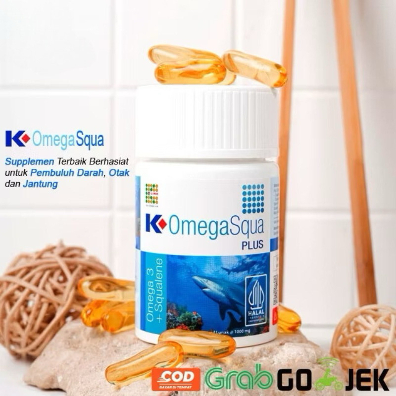 K-OMEGASQUA PLUS 30 SOFTGEL ORGINAL K-LINK | Omega Squa Asli K Link
