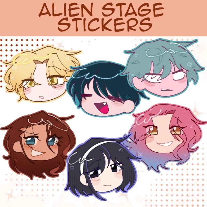 ALNST ||Alien stage  stickers fanmerch