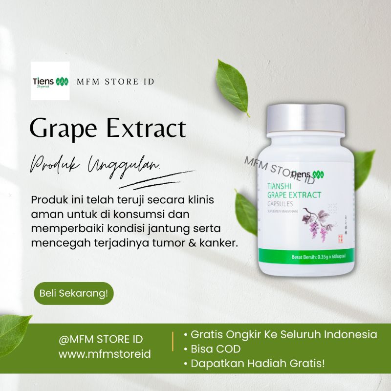 GRAPE EXTRACT TIENS KAPSULE | VIGOR