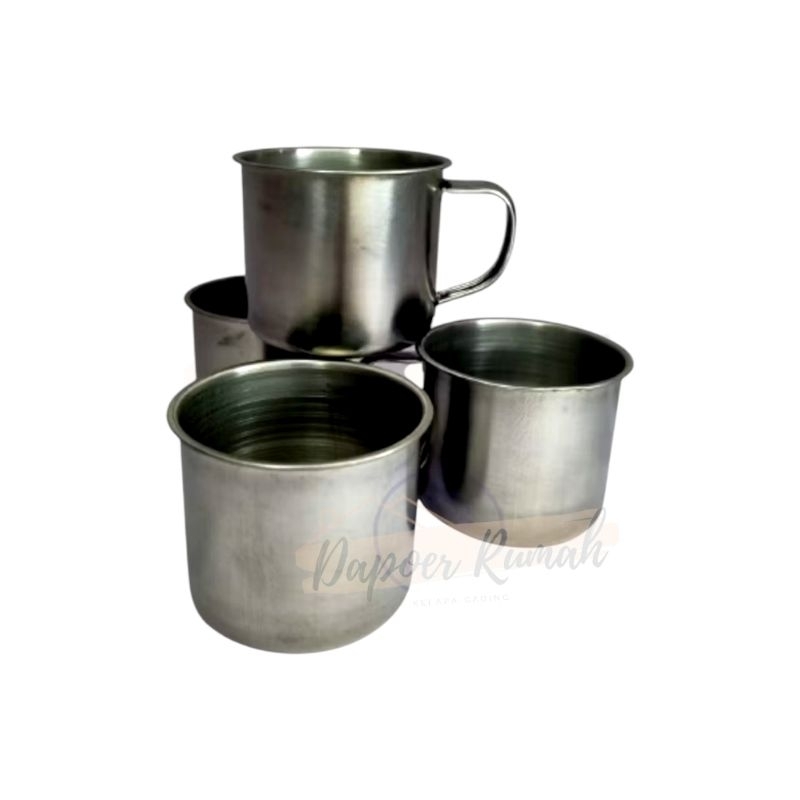 Gelas Mug Stainless Mini/Cangkir Kopi Stainless Kecil