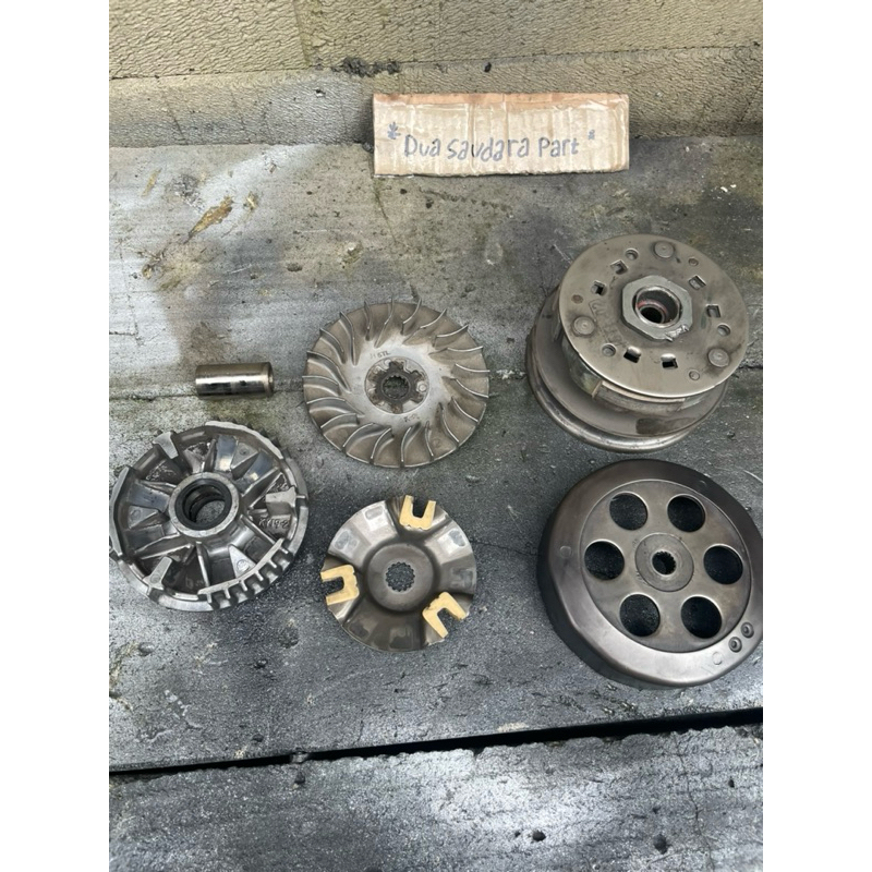 Puly pully Roler Fullset Komplit Rumah Kampas Ganda Cvt Yamaha Mio Sporty Mio Smile Mio Soul Fino Ka