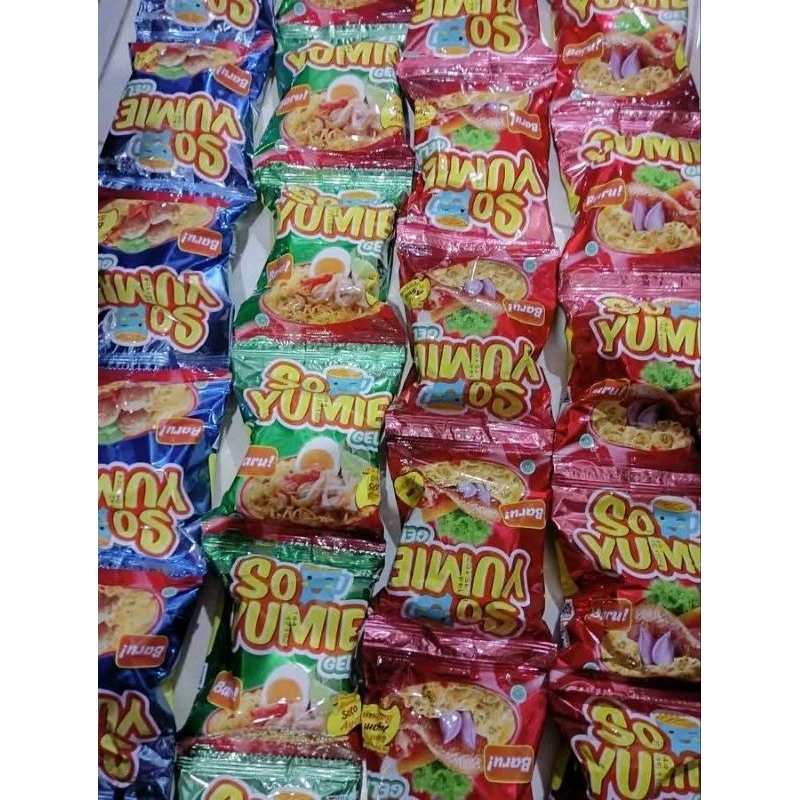 

so yumi mi gelas 1 renteng Isi 10 pcs