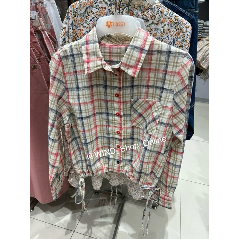 DISKON‼️ TRISET Casual Kemeja wanita size S-XL