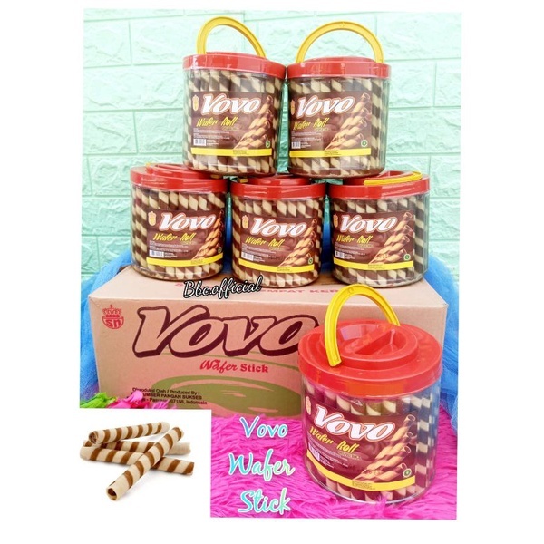 Vovo Chocolate Wafer Roll