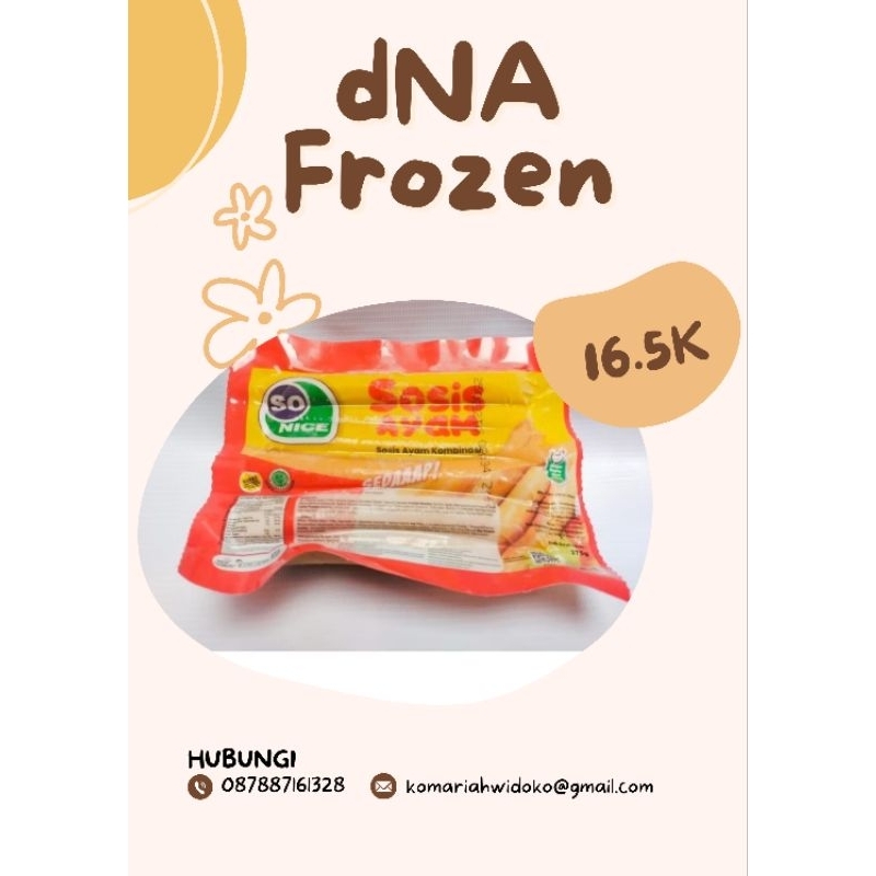 

so nice sosis ayam 375 grm