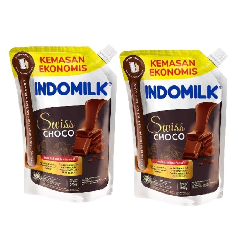 

INDOMILK POUCH 545g COKLAT / INDOMILK KEMASAN EKONOMIS / INDOMILK SUSU KENTAL MANIS / INDOMILK COKLAT / INDOMILK SWISS CHOCO 545g