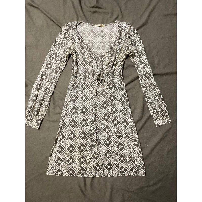 Baju Tidur Motif Bunga Lengan Panjang