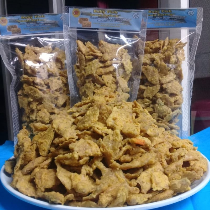 

baby fish kripik ikan khas waduk Kedung Ombo(kemasan ekonomis)