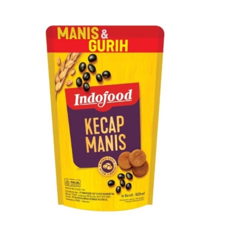 

indofood kecap manis refill 520ml