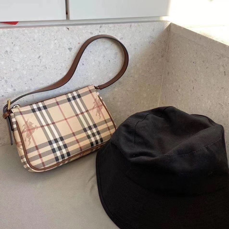 Hot sale  horse plaid mahjong bag portable underarm bag