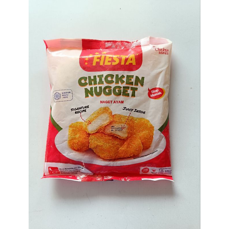 

FIESTA CHICKEN NUGGET 400gr / CHICKUN NUGGET / NUGGET FIESTA