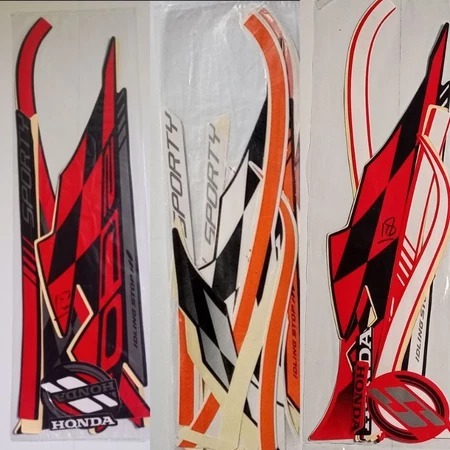 Stiker Striping Sticker Honda Scoopy Sporty 2018 List Body Honda Scoopy Sporty 2018 Promo