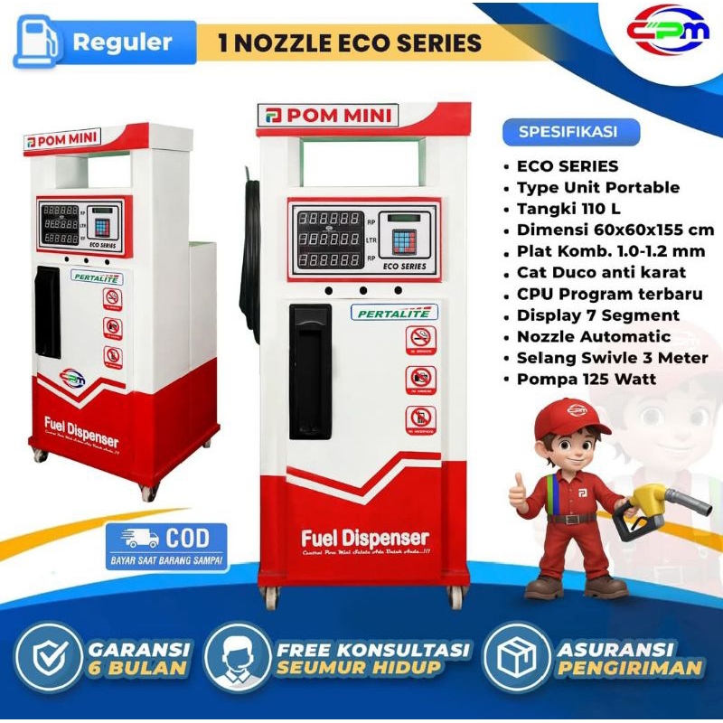 POM MINI / PERTAMINI DIGITAL 1Nozzle 100L ECO SERIES