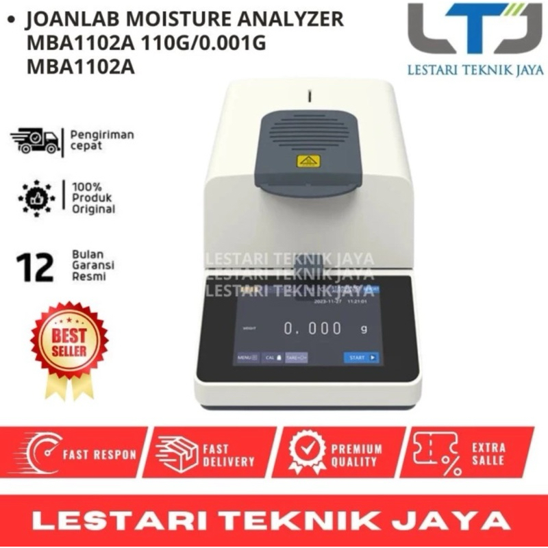 JOANLAB Moisture Analyzer MBA1102A 110g/0.001g MBA1102A