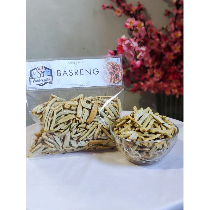 

Basreng rasa pedas, original daun jeruk dan balado 150 gram, Basreng Kang Santri