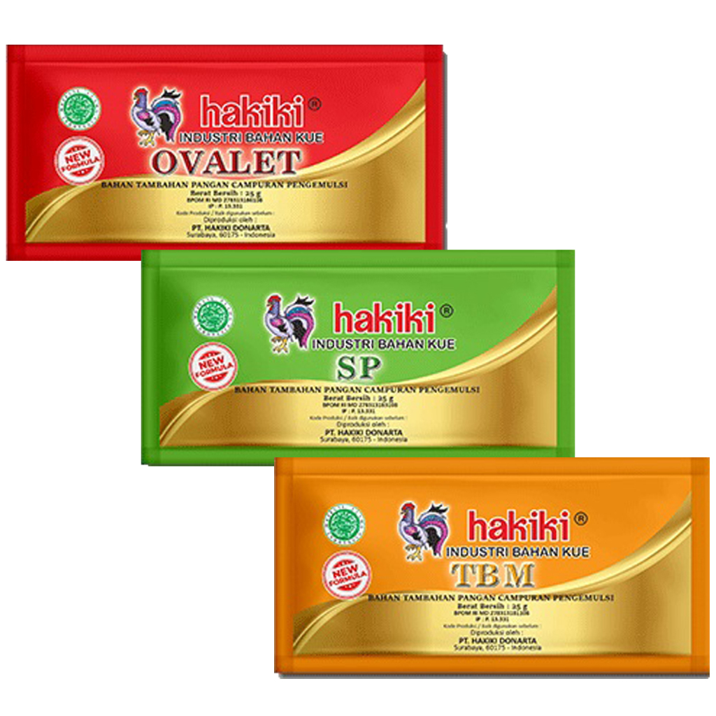 

Ovalett SP TBM Hakiki Sachet Pengembang Pelembut Kue Cake Emulsifier