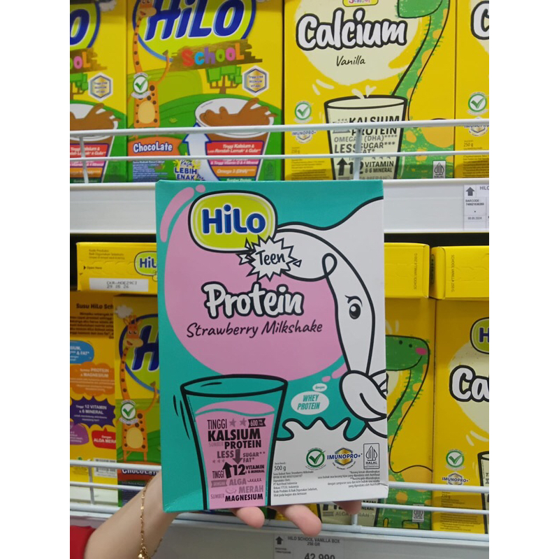 

Hilo Teen strawberry milkshake 500gr-susu tinggi kalsium