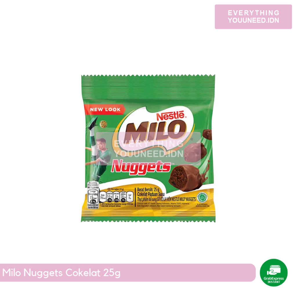 

Milo Nuggets Cokelat 25g