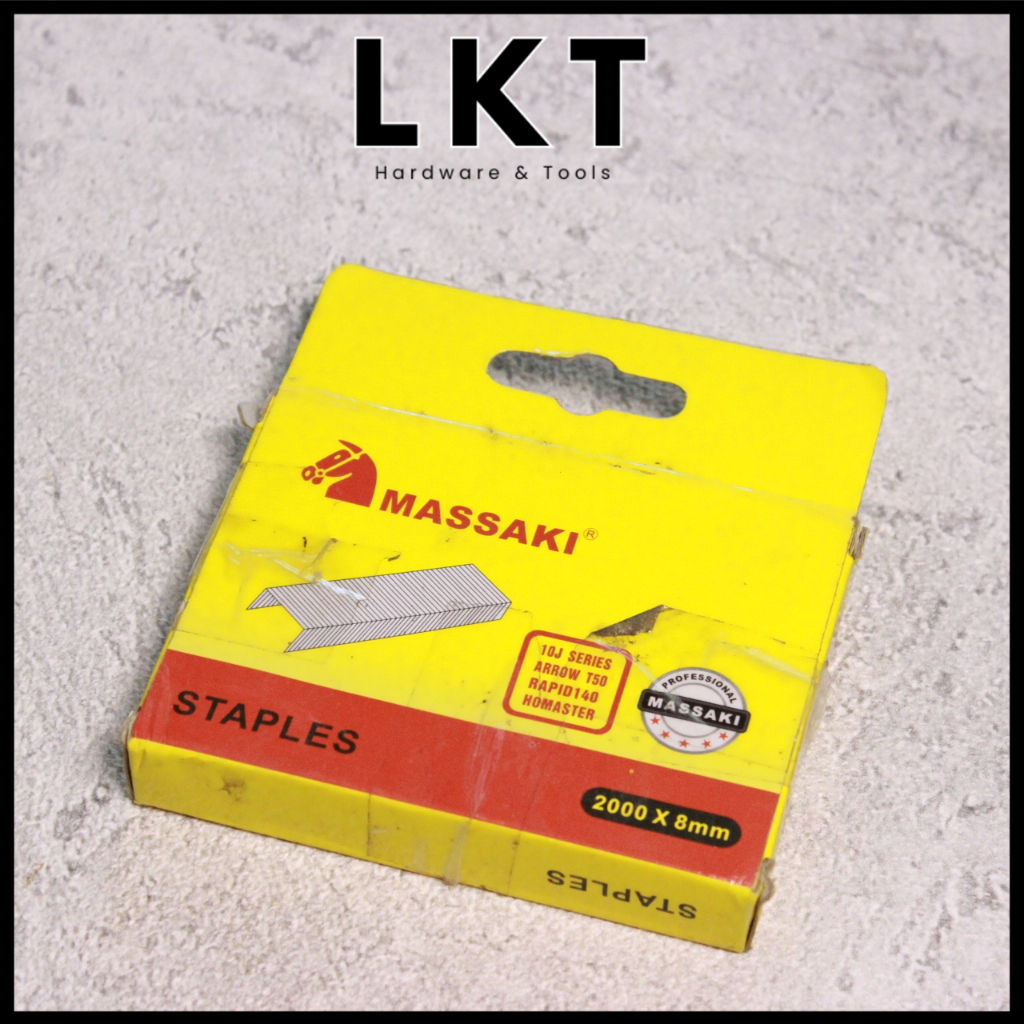 

MASSAKI Isi Ulang Refill Staples Stapler Tembak 8mm Isi 5000 Pcs