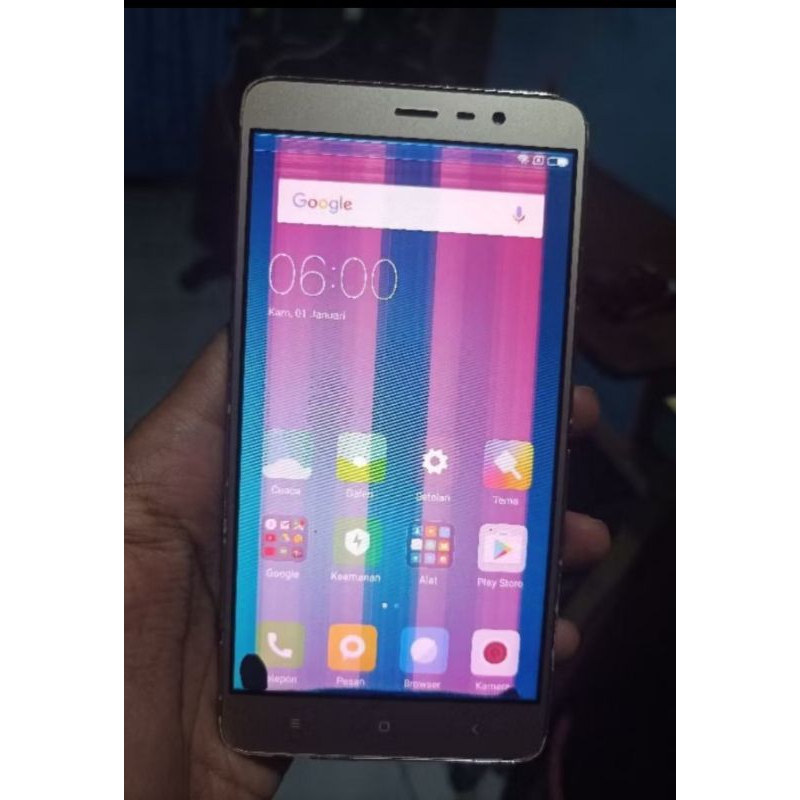 mesin redmi note 3 Kenzo Snapdragon original normal di kirim seadanya